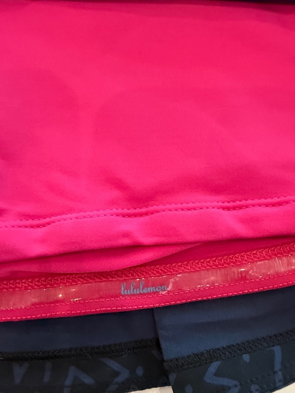 lululemon athletica Navy and Black Patterned Athletic Skort - Picture 6 of 9